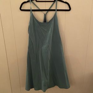 Outdoor Voices Exercise Dress in Dusty Blue
